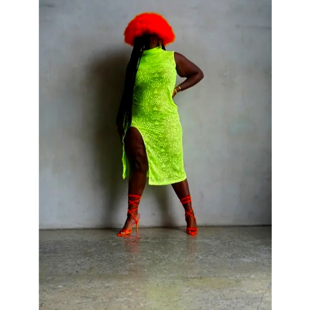 Beautiful stretch lace dress